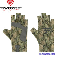 Перчатки Favorite Solar Fishing Gloves 5 Cut Khaki